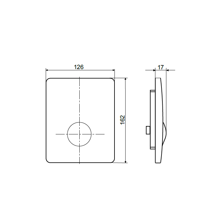 Villeroy&Boch ViConnect клавиша смыва 92194468
