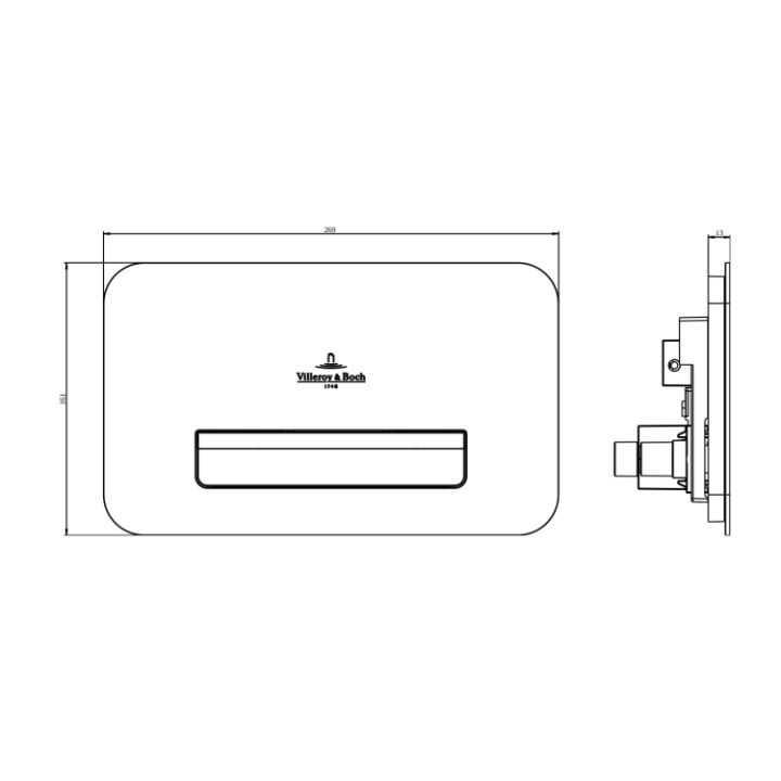 Villeroy&Boch ViConnect Steel 922311LC