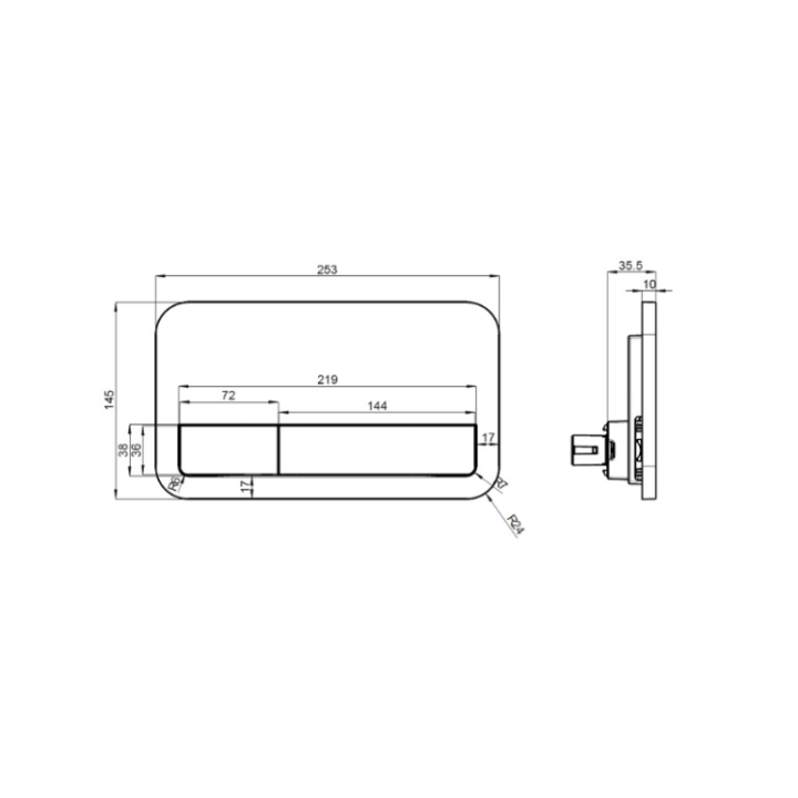 Villeroy&Boch ViConnect клавиша 92249069