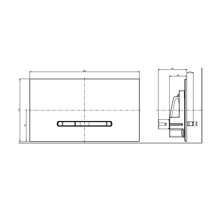 Villeroy&Boch ViConnect Anthracite Matt 922169D8