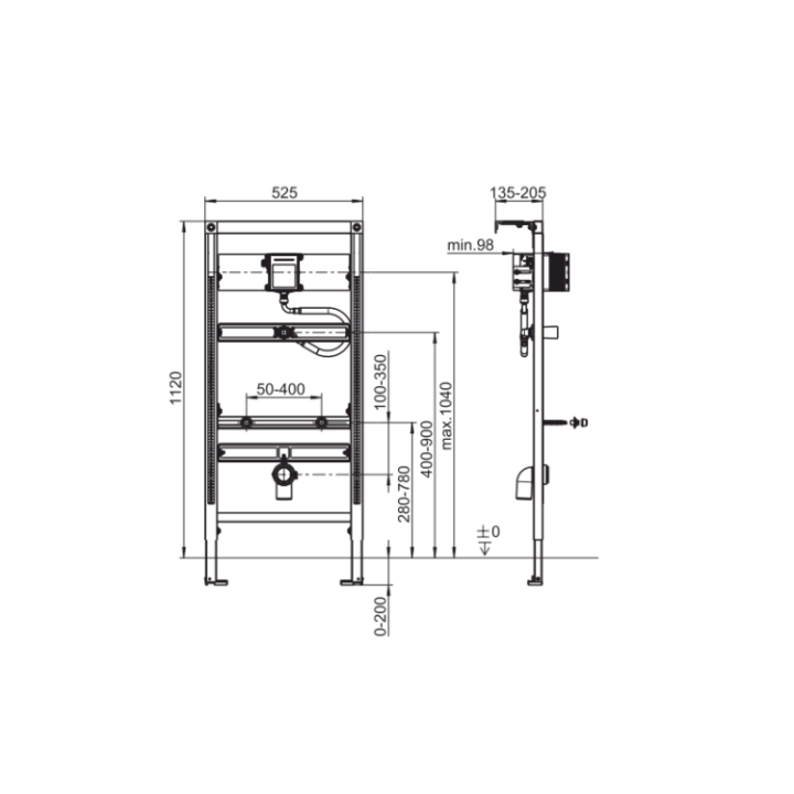 Villeroy&Boch ViConnect 92198900 инсталляция