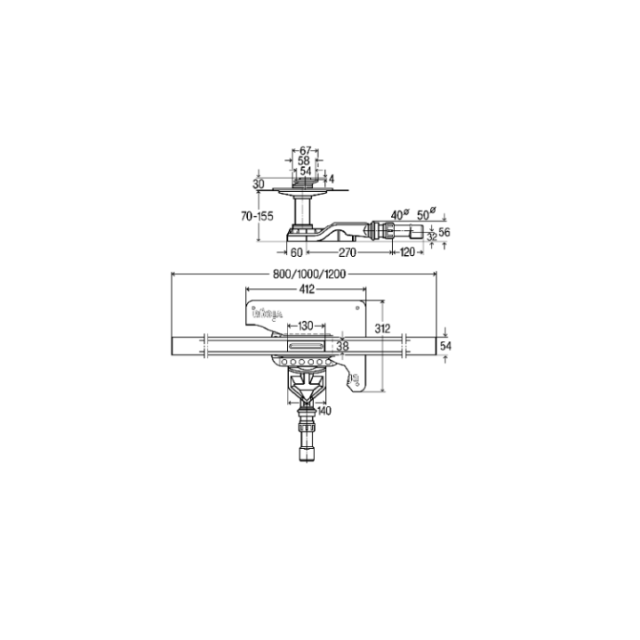 Viega Advantix Cleviva 120 см 794514