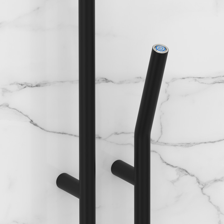 Сунержа Локон 160х12 матовый чёрный 31-0887-1612