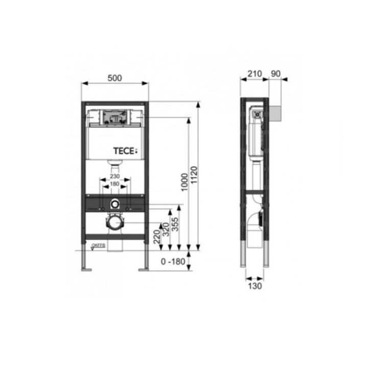 TECE TECEprofil инсталляция 9500393