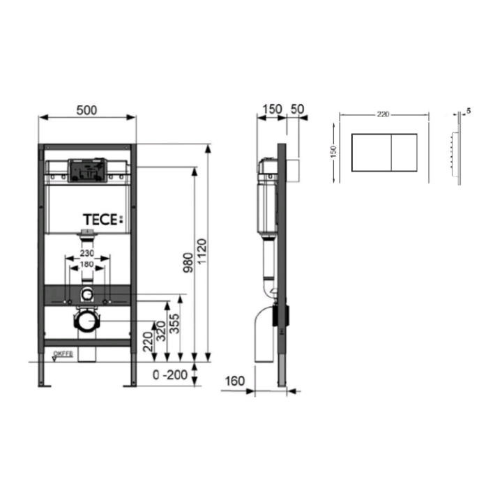 TECE TECEbase 2.0 инсталляция 9400412