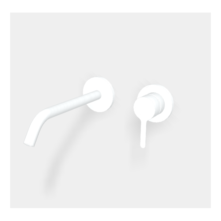 F3121WLX8BS смеситель Fima Snap, белый, скрытый