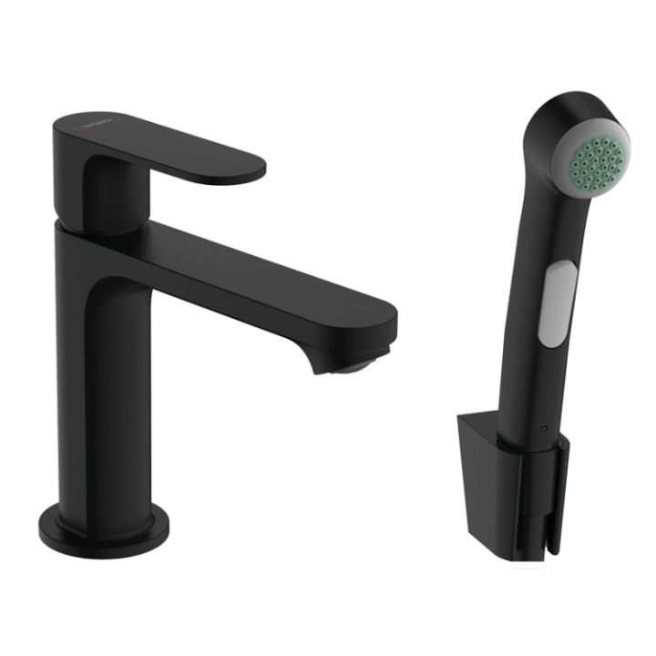 Hansgrohe 72215670 смеситель для раковины, чёрный