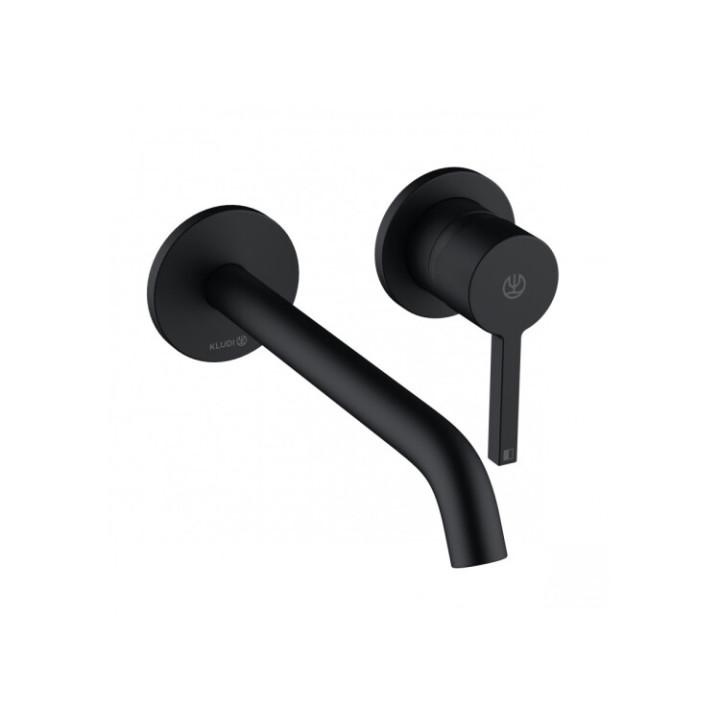 Kludi 202453915 смеситель для раковины, Matt Black