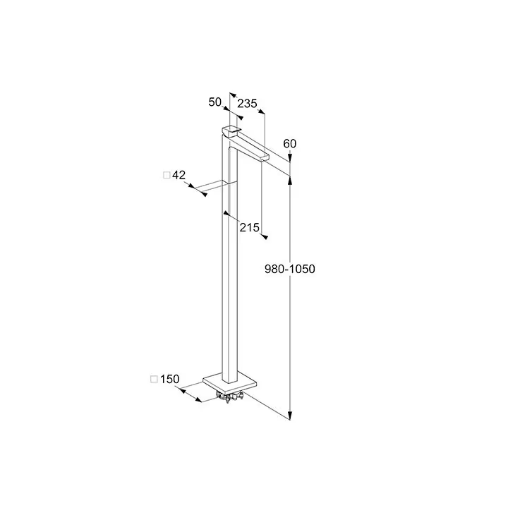 Kludi 54595N275 смеситель Decus Gun Metall