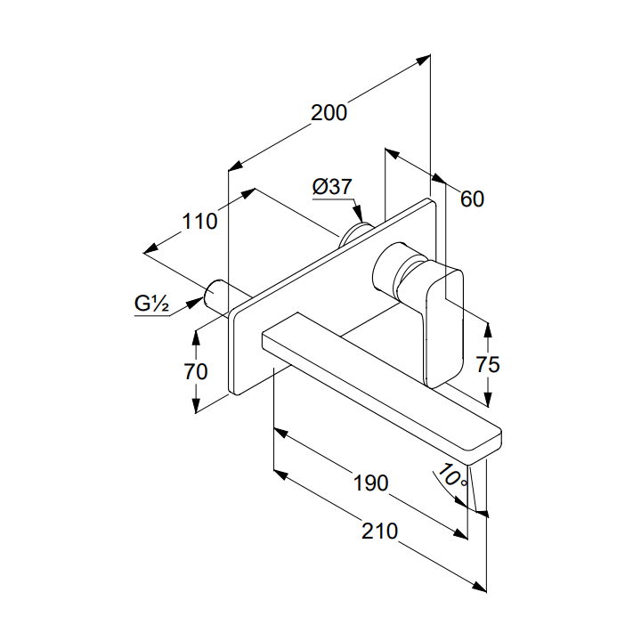 Kludi 42244N075 смеситель для раковины Renon