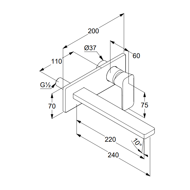 Kludi 42245N075 смеситель Renon для раковины