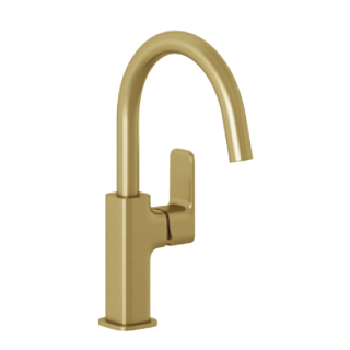 Kludi 42028N075 высокий смеситель Renon золото