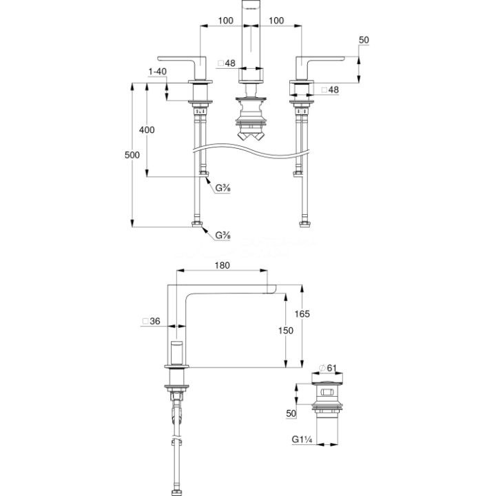 Kludi 423935375 смеситель Renon для раковины