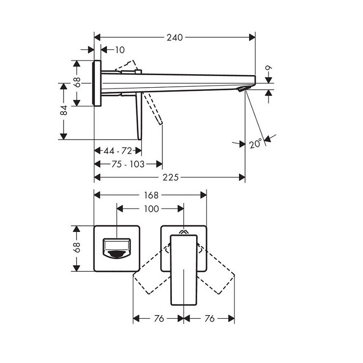 Смеситель Hansgrohe 32526000 Metropol для раковины