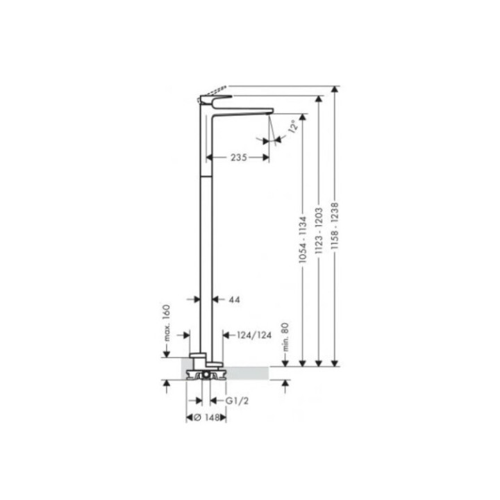 Hansgrohe 32530000 смеситель для раковины Metropol