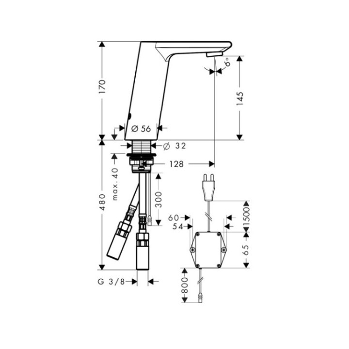 Hansgrohe 31102000 смеситель для раковины хром