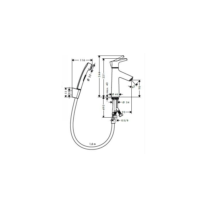 Hansgrohe 72290000 смеситель для раковины