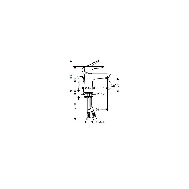 Hansgrohe 71702000 смеситель для раковины хром