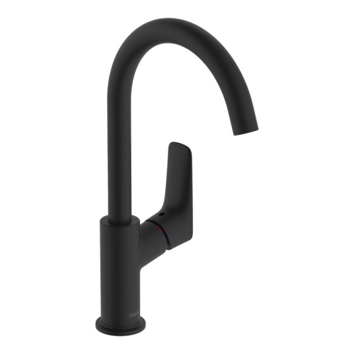 Hansgrohe 71130670 смеситель Logis высокий чёрный