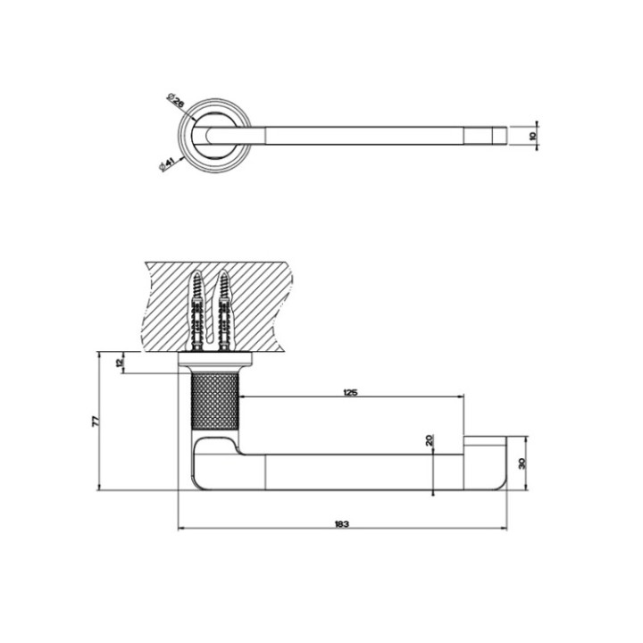 Gessi 58455#299 бумагодержатель Matt Black