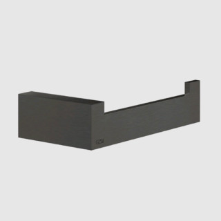 Gessi Rettangolo Бумагодержатель подвесной Black Metal Brushed PVD