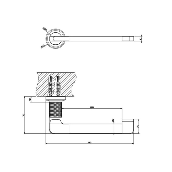 Gessi 58455#713 держатель бумаги Antique Brass