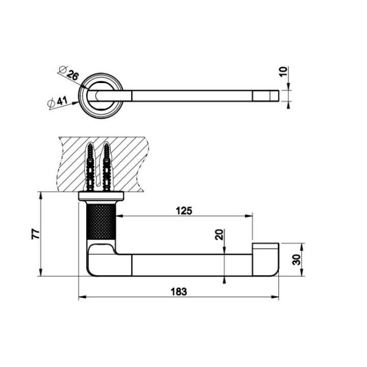 Gessi 58455#708 держатель для бумаги