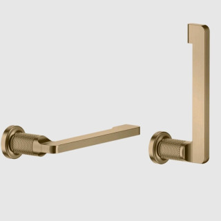 Gessi Inciso Бумагодержатель подвесной Warm Bronze Brushed PVD