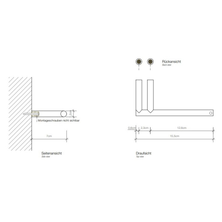 Decor Walther 0520250 держатель туалетной бумаги