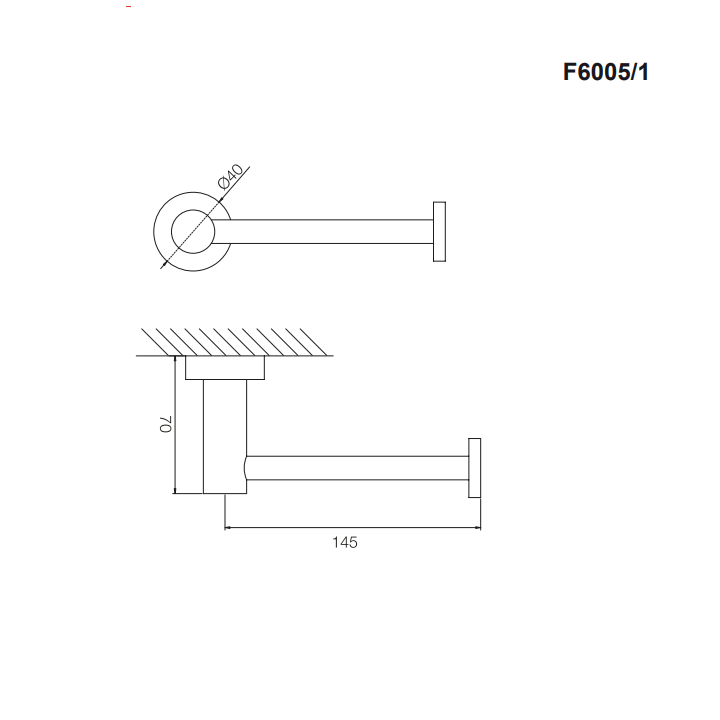Fima F6005/1ZL держатель туалетной бумаги