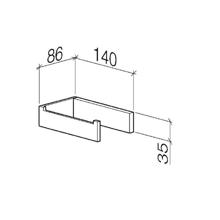 Dornbracht 8350078006 бумагодержатель платина
