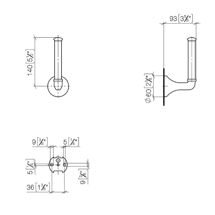 Dornbracht 8359036100 держатель рулона, хром