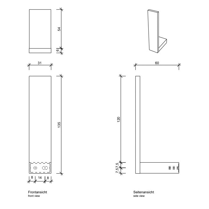 Decor Walther 0650260 держатель рулона Matt Black