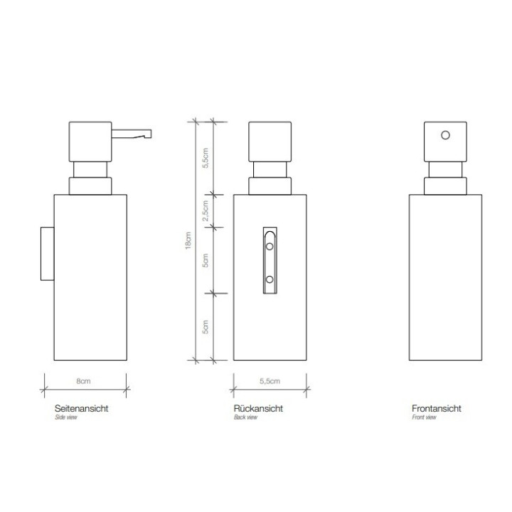 Decor Walther 0521160 дозатор настенный