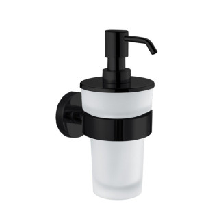 Decor Walther Basic Дозатор настенный черный матовый