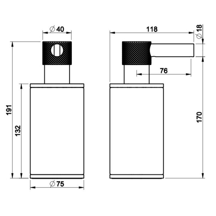 Gessi 58538#708 настольный дозатор медь