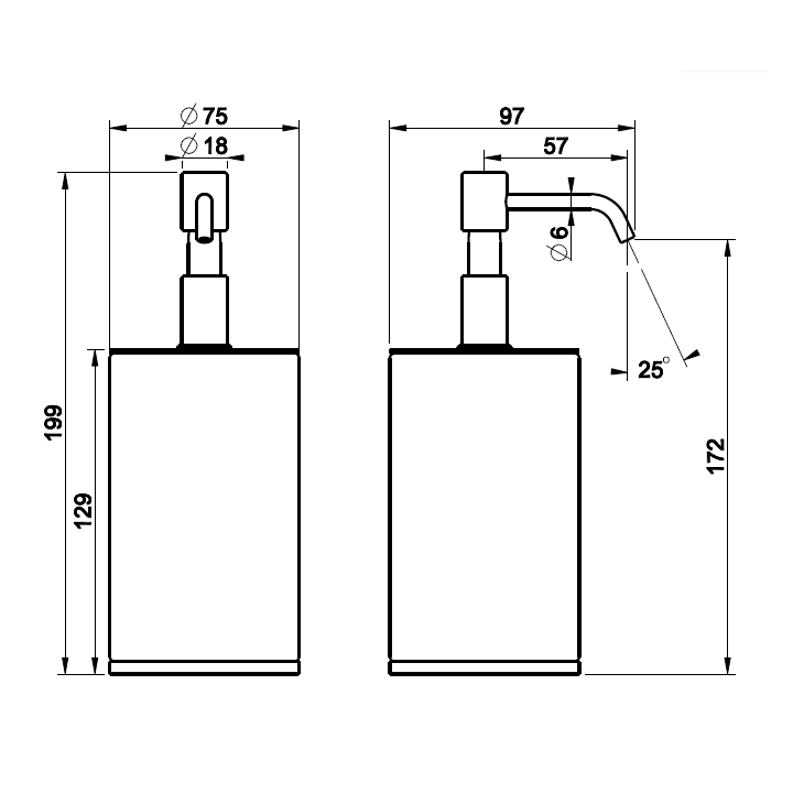 Дозатор Gessi 65437#735 настольный Warm Bronze PVD