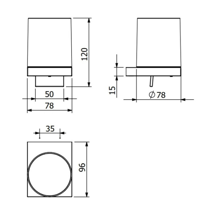Kludi 3197653 Дозатор настенный VELA C