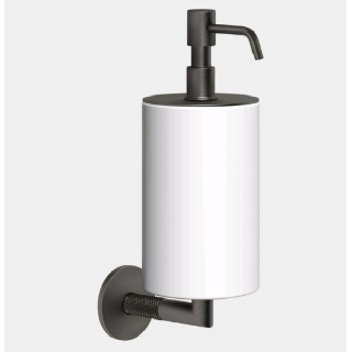 Gessi Anello Дозатор настенный Black Metal Brushed PVD