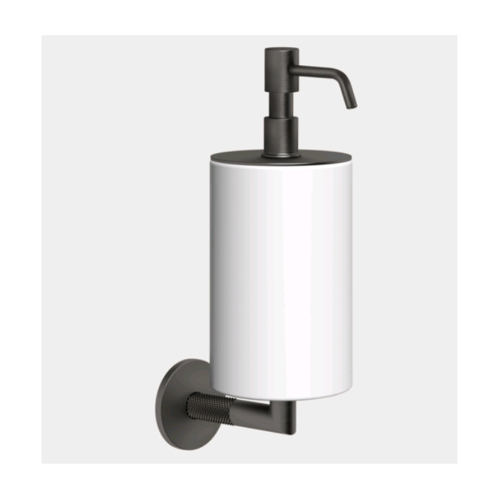Дозатор Gessi Anello 63713#707 настенный Black Metal