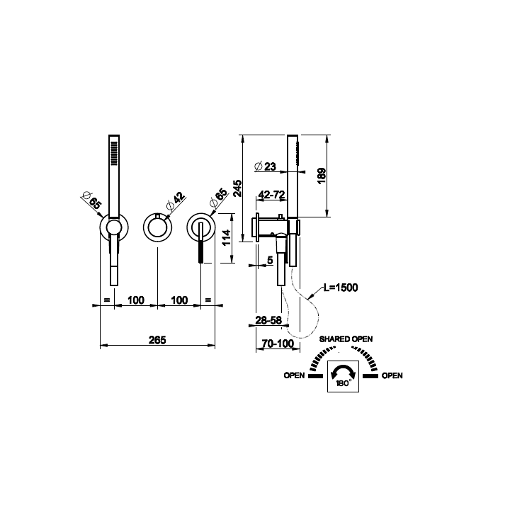 Gessi 66437#713 дозатор Anello Antique Brass