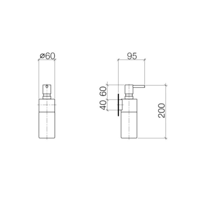 Dornbracht 8343597028 дозатор настенный латунь