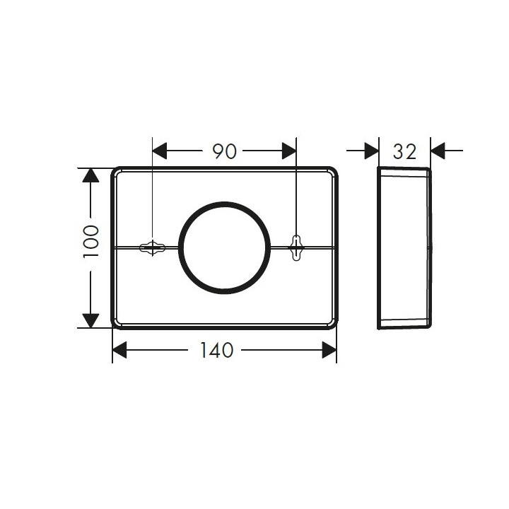 Hansgrohe 41773000 дозатор AddStoris хром настенный