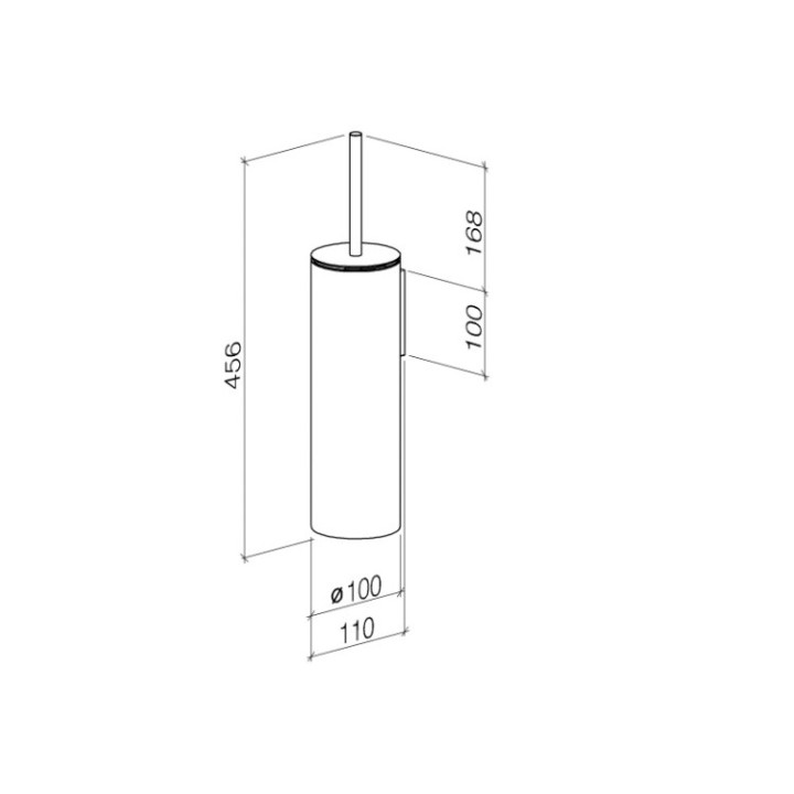 Dornbracht 8391097933 ёршик Matt Black