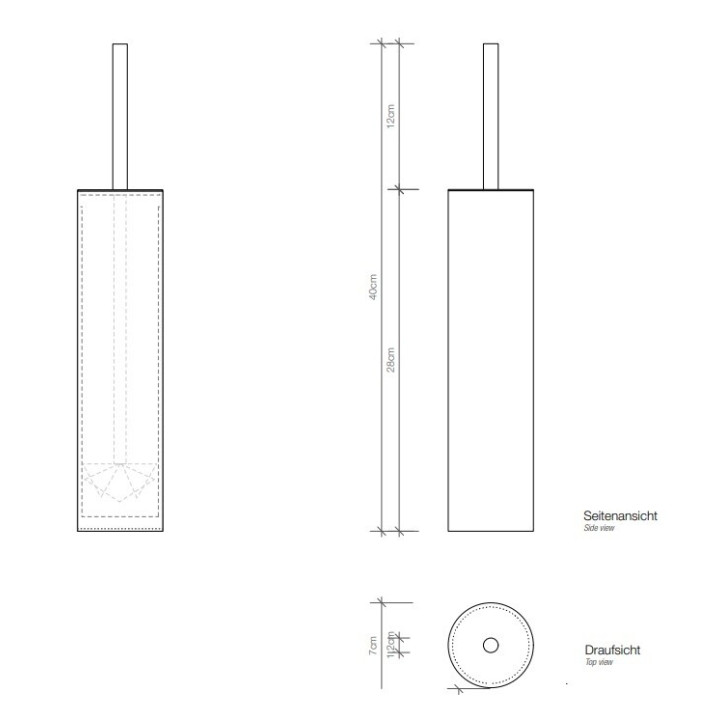 Decor Walther 0521460 ёршик напольный черный