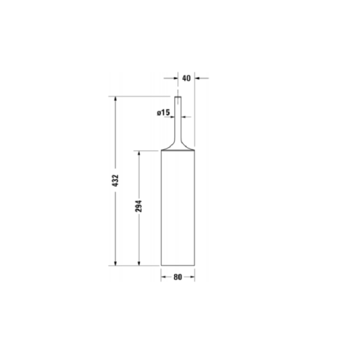 Duravit 0099454600 ёршик для унитаза Starck T