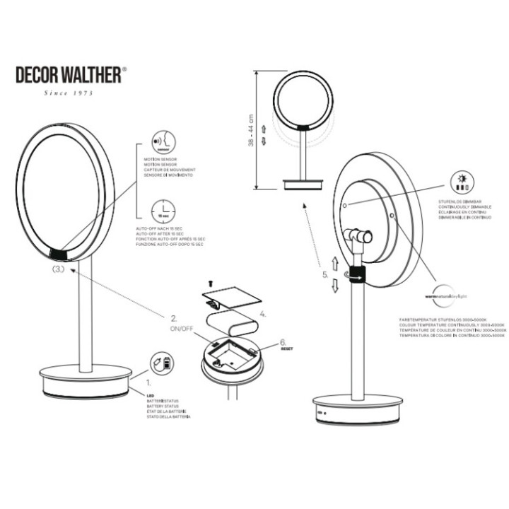 Decor Walther 0125450 косметическое зеркало