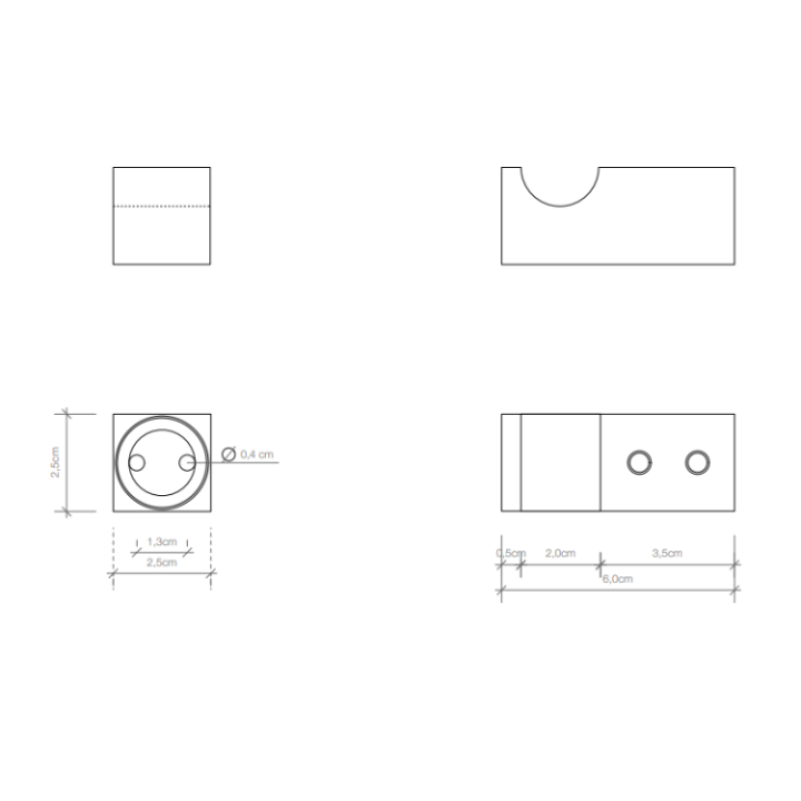 Крючок Decor Walther 0561900 CORNER хром