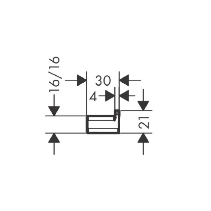 Hansgrohe 41742000 AddStoris крючок хром