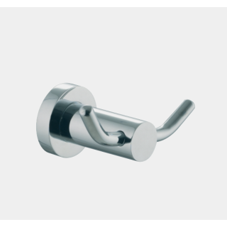 Fima F6004/2CS крючок двойной Brushed Black Chrome